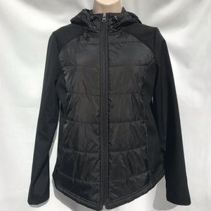 Free Tech Black Hooded Coat Size S (4-6)